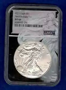 2021 AJ Vo[ C[O h T-1 NGC MS69  G34