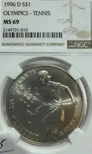 1996 D Vo[ IsbN ejXLO $1 RC NGC MS 69 010
