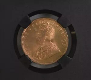 1928 C KG V ueBbV Ch 1/4 Ai ubN RA - NGC O[h MS 66 RD