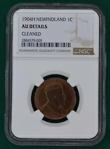 1904 H One Cent New Foundland  NGC ɂ AU ƂăO[fBO܂ ڍ