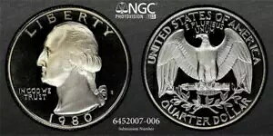 1980 S ���V���g�� �N�H�[�^�[ 25C PF70 �E���g�� �J���I NGC �t�H�g �r�W����? �v���X SKU 3091