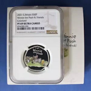 2021 Vo[ v[t 50 yX RCu܂̃v[vNGC O[h PF69 P[X & COA t