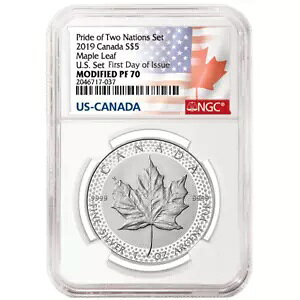 2019 �C���v���[�t $5 �V���o�[ �J�i�_ ���[�v�� ���[�t NGC PF70UC FDI �t���O ���x�� ...