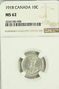1918 Ji_ 10 Zg _C : NGC MS62