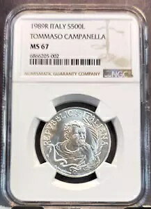 1989 C^A Vo[ 500  g}[\ Jpl NGC MS 67 r[eBt gbv |bv 1