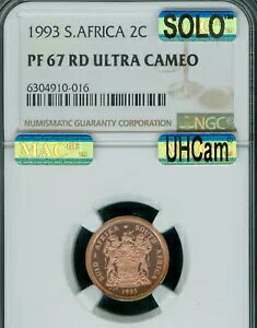 1993 ��A�t���J 2 �Z���g NGC PF67 MAC UHcam SOLO �ō����O���[�h & MAC �X�|�b�g���X *