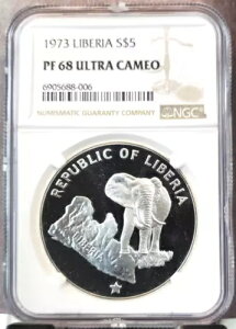 1973 xA Vo[ 5 h AtJ]E NGC PF 68 Eg JI 