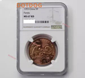 NGC MS-67 RD ���� 1993 �󏭓����p���_�R�C������ 5 �� 1 ��