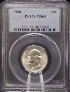 :1940-P Vg S25C NAuCgWF BU PCGS MS-65 [|bvōO[h
