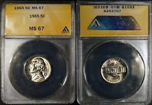 1965 �W�F�t�@�[�\�� �j�b�P�� ANACS MS67 �󏭂ȑf���炵����� 6253707 PCGS ���i�\ $2200