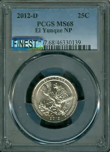2012 D EL YUNQUE QUARTER PCGS MS68 PQ MAC ōO[h & X|bgX A |bv 9 *
