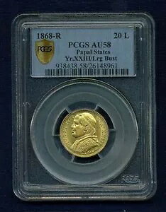 C^A cXe[g 1868 20  قږ FPCGS AU58