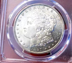 [K Vo[ h 1897 O PCGS AU 55+++ X[p[ iCX A fCg tXeB Z~ PL RE