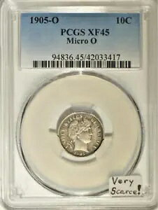 1905-O }CN O o[o[ _C PCGS XF-45;ƂĂ󏭂łI