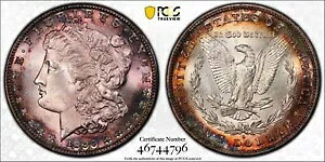 1890 S PCGS/MS63 �����X�^�[�g�[�� ���[�K�� �V���o�[ �_���[