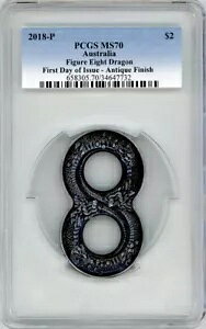 MS70 FDOI tBMA GCg hS 2018 I[XgA 2IX Vo[ RC $2 AeB[N PCGS