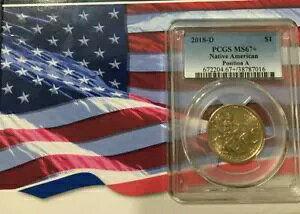 2018 D (ポジション A) ネイティブ アメリカン ドル、素晴らしいディテール、PCGS グレード MS67+