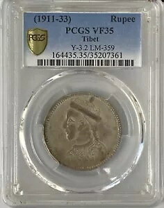 1911-33 ���� �`�x�b�g �l�� 1 ���s�[ Y-3.2 LM-359 PCGS VF35 ���Ȃ��A�b�v�O���[�h