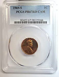 1969-S PCGS PR67RD �J�� �����J�[�� �������A�� �y�j�[ 1C