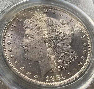 1883 O PCGS/MS64PL/CAC �����X�^�[�g�[�� ���[�K�� �V���o�[ �_���[