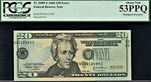 2004 $20.00 FRN EE64212499C �u��K�͂ȃT�[�h �v�����g �V�t�g�v 53PPQ