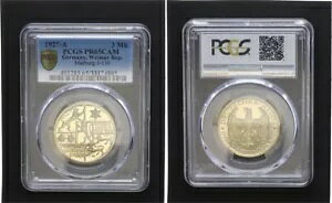 3 Reichsmark J.330 }[uNw 1927 a Polierte Platte PR65CAM 93306