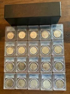 20 PCGS 1921 ���[�K�� �h�� - MS 63 �u�����A���g UNC (�X�^�b�N�ƃo�E�A�[����)