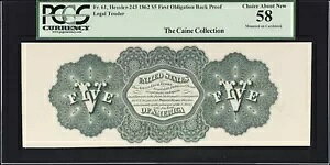 _l61 1862 $5 @ʉݎ PCGS ʉݑI V 58 obN v[tɂ