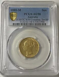 1885-M I[XgA \u  PCGS AU 58 WW Rv[g X[ BP S-3857C