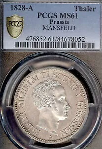 �h�C�c���B�v���C�Z�� 1828A �}�C�j���O �^�[���[ �R�C�� �^�[���[ PCGS MS61 VZ/F.STG TOP POP