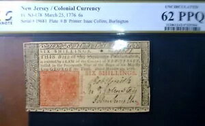 1776 PCGS MS62 PPQ RjA 6 VO č NICE CH CU j[W[W[ʉ NR