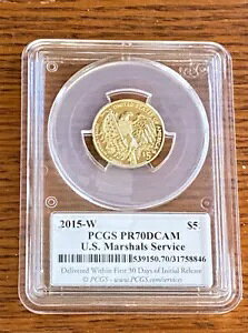2015 US Marshals S[h v[t RC PCGS PR70 t@[Xg XgCN