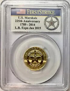 2015-W �č��ۈ����T�[�r�X �S�[���h $5 225 ���N�L�O L.B Expo PCGS PF-70DCAM