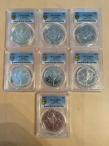 7 PCGS O[h MS69-MS62 1997 1IX Vo[ [v - vt - 100,000 