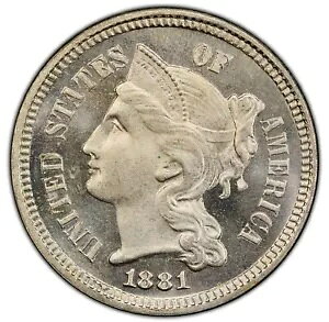 1881 �X���[ �Z���g �j�b�P�� - PCGS PR65 - �����ȃJ���I�o��!