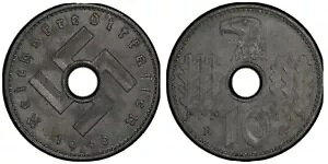 PCGS MS-62 �i�`�X�� 1940-A 10 ���C�q�X�N���f�B�g�J�b�Z�� �R�C��-�h�C�c��O�鍑������