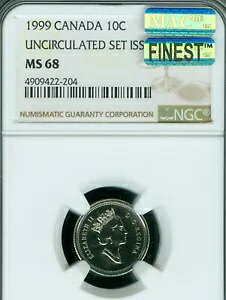 1999 Ji_ 10 Zg NGC MS68 PQ MAC ōO[h X|bgXB