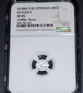 NGC �I�b�g�}�� AKCE BAYEZID II AH886-918 XF 45 XF45 �����Z���r�A �m���@�� �R�C��