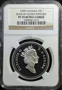 1999 Ji_ gbv |bv Vo[ 1 h NGC PF 70 Eg JI ҂̔N