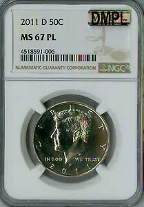 2011 D KENNEDY n[t_[ NGC MS67 PL DMPL 2ND ōO[h MAC X|bgXB