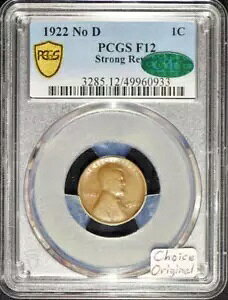 1922 No D XgO o[X J[ EB[g Zg PCGS & CAC F-12;`CXIWi