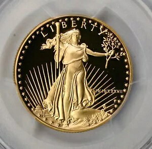 1987-P AJ C[O $25  1/2IX ` n ` PCGS PR69 DCAM