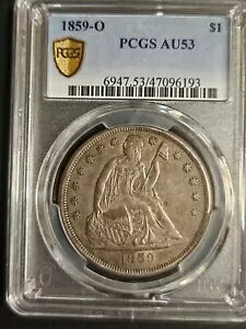 1859-O $1 ȃoeB h * PCGS AU53 * z 360,000 * S[h V[h