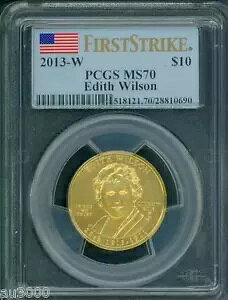 2013-W $10 �S�[���h�z��� �G�f�B�X �E�B���\�� PCGS MS70 MS-70 �t�@�[�X�g �X�g���C�N FS