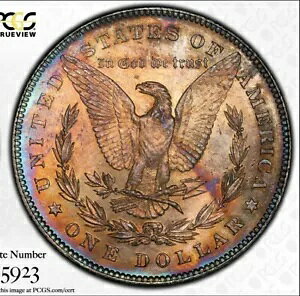 1878 ���[�K�� �V���o�[ �_���[ PCGS MS65 7/8 �e�[�� �t�F�U�[ �E�B�[�N VAM 33 DBL �g�[�� ??