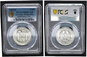 C}[ 3 }[N 1928 D J. 334 - 1000 NfBPXr[ PCGS PR65CAM 96449
