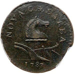 1787 M 38-Z R-4 PCGS AU ڍ |j[wbh j[W[W[ RjA