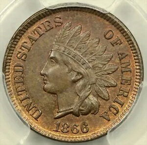 1866 �C���f�B�A�� �Z���g PCGS MS65 BN�ARPD FS-301 SNOW-2