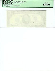 1974 $10 FRN FR2022-A PCGS 65 PPQA{Xg G[ S/N A50604275C ŏ̃vg܂