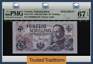 TT PK 137s 1962 �I�[�X�g���A 50 �V�����O�W�{ PMG 67 PPQ ���m�̍ō������